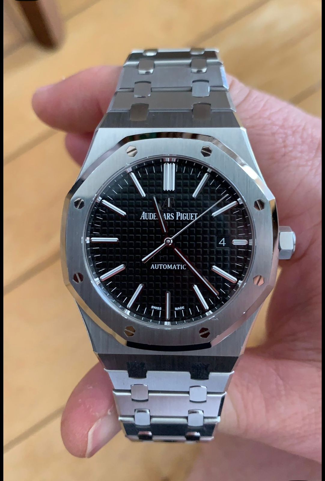 Audemars Piguet ROYAL OAK SELFWINDING "50TH ANNIVERSARY" black Dial Ref. 15510ST.OO.1320ST.03 (Copie)