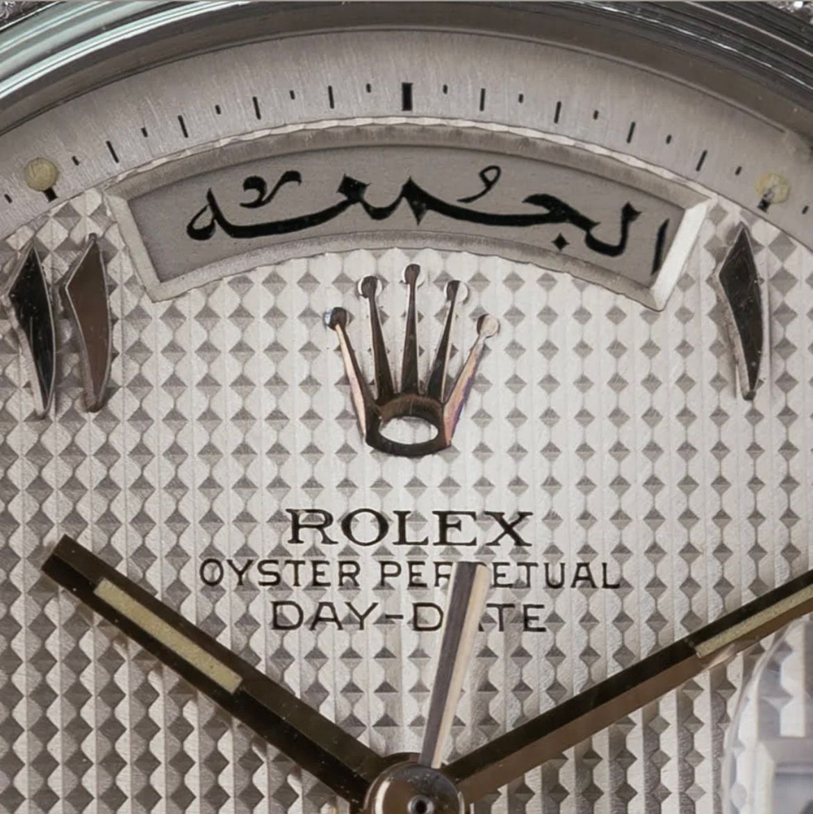 Rolex Day-Date 1804 'Arabic Guilloché' (WHITE)