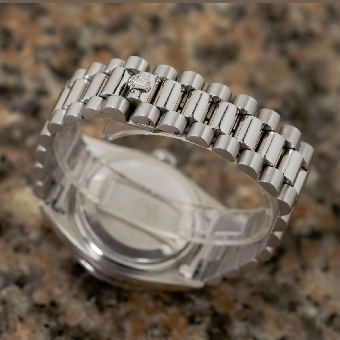 Rolex Day-Date 1804 'Arabic Guilloché' (WHITE)