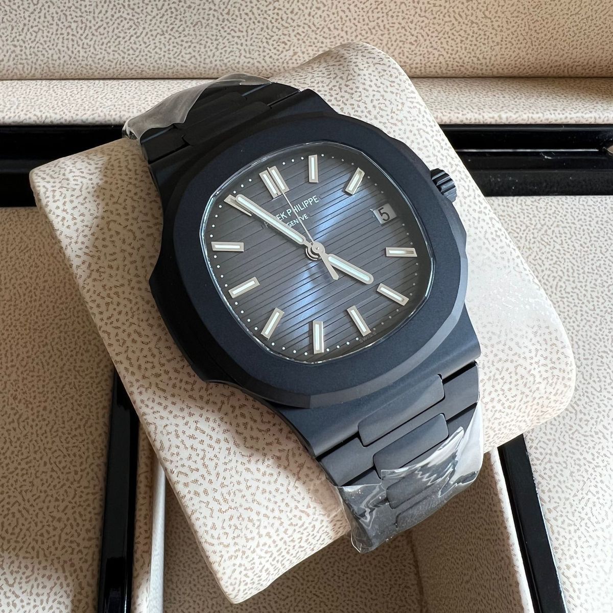 All Black Patek Philippe Nautilus